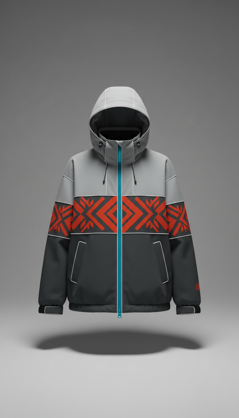 Limited-Edition Outerwear Jacket with Embroidered Detail