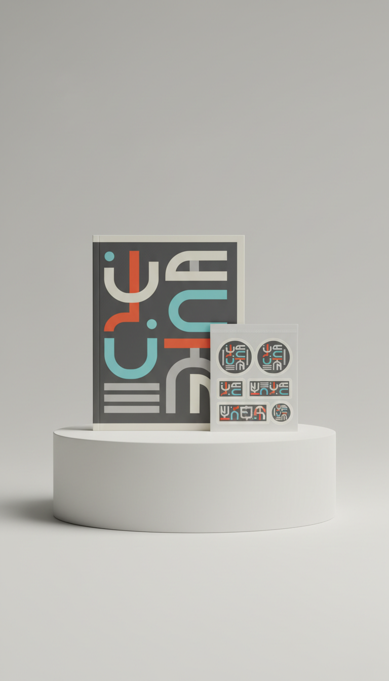 Collectible Zine and Sticker Pack Set